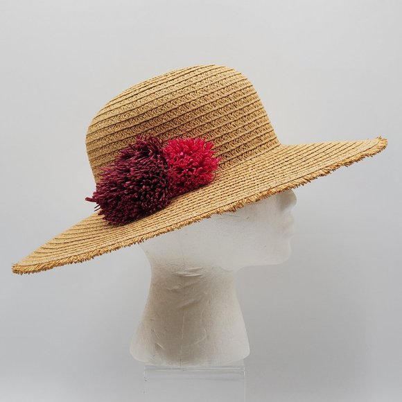 Sonoma Pom-Pom accent, Large Brim, Floppy Hat - Picture 4 of 15
